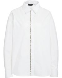 Liu Jo - Blouse With Rhinestone Application - Lyst