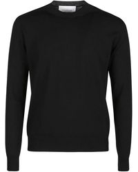 Ballantyne - Plain Round Neck Sweater - Lyst