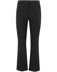 Theory - High-Waisted Cropped Pants With Five-Pocket Design - Lyst