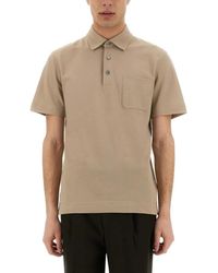 ZEGNA - Regular Fit Piquet Polo With Classic Collar - Lyst