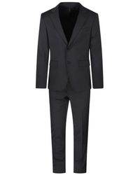Santaniello - Tailored Wool Suit With Classic Blazer And F - Lyst