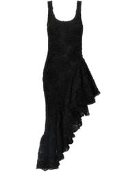 ROTATE BIRGER CHRISTENSEN - 'Flower Mesh Ruffle' Dress - Lyst