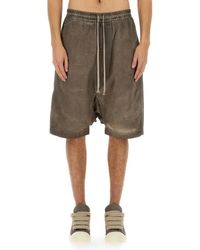 Rick Owens - Relaxed Fit Drawstring Shorts - Lyst