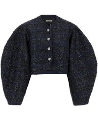 ROTATE BIRGER CHRISTENSEN - 'Bouclé Short' Blazer - Lyst