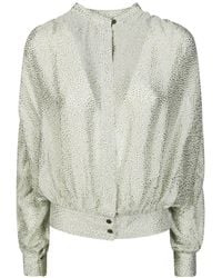 Forte Forte - Balloon Sleeve Blouse With Fitted Waist And Button - Lyst