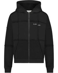 flâneur - Cut And Sew Zip-Up Hoodie - Lyst