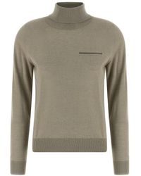 Peserico - Turtleneck Sweater - Lyst