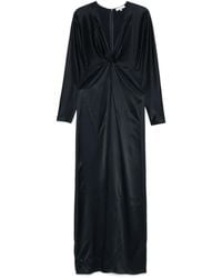 Antonelli - Floor-Length Dress With Front Twist Detail - Lyst