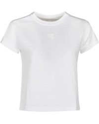 Alexander Wang - Fitted Tee With Puff Logo Detail - Lyst