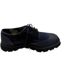 Doucal's - Suede Lace-Up Shoes - Lyst