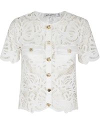 Self-Portrait - Intricate Lace Top - Lyst