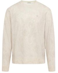 Etro - Wool Knitted Crew Neck - Lyst