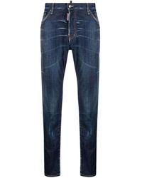 DSquared² - Slim-Cut Stretch-Cotton Jeans - Lyst