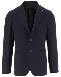 Tagliatore - Wool Blend Single-Breasted Jacket - Lyst
