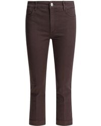 Max Mara - Cropped Jeans With Slim Fit - Lyst