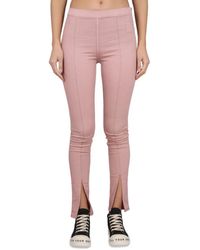 Rick Owens - Denim Leggings With Elastic Waistband And Stylish - Lyst