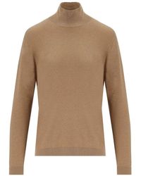 Weekend by Maxmara - Wochenende Max Mara Kiku Rollkragenpullover in Wolle und Seide - Lyst