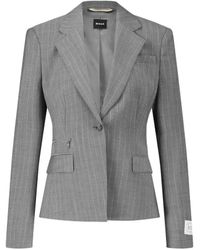 BOSS - Blazer Janerani Mit Nadelstreifen - Lyst