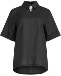 Helene Galwas - Bluse Aus Baumwolle Fayre - Lyst