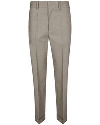 P.A.R.O.S.H. - Straight-Leg Tailored Trousers With Front Pleats - Lyst