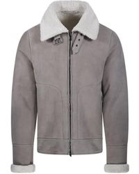 Salvatore Santoro - Sheepskin Jacket With Shearling Collar - Lyst
