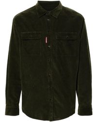 DSquared² - Corduroy Cotton Shirt - Lyst