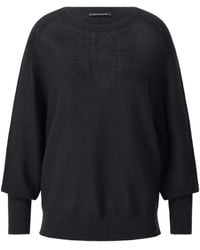 Luisa Cerano - Pullover Aus Baumwoll-Crêpe - Lyst