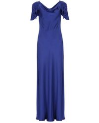 Alberta Ferretti - Silk Blend Dress - Lyst