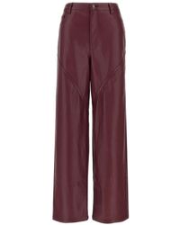 ROTATE BIRGER CHRISTENSEN - 'Mid Waisted Piping' Pants - Lyst