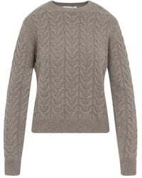Max Mara - Cable Knit Cashmere Sweater - Lyst