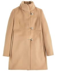 Fay - Structured High-Collar Jacket With Metal Toggle Cl - Lyst