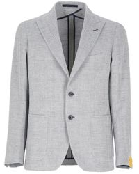 Tagliatore - Linen And Cotton Jacket - Lyst