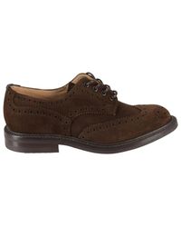 Tricker's - Bourton Lace-Up Derby Shoes With Perforated Detail - Lyst