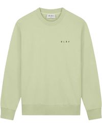 ØlÅf - U00F8L�F Sunscreen Face Crewneck Sweaters Licht - Lyst