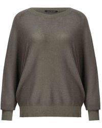 Luisa Cerano - Pullover Aus Baumwoll-Crêpe - Lyst