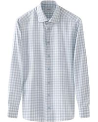 Eton - Lange Mouw Overhemden Blauw 100014022 - Lyst