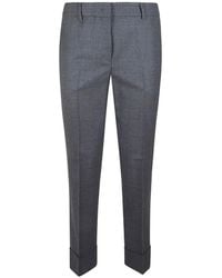 Incotex - Tailored Wool Trousers With Classic Waistband - Lyst
