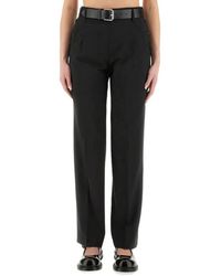 Moschino - Tailored Virgin Wool Straight-Fit Pants - Lyst