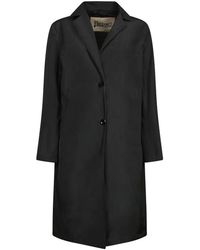 Herno - Refined Duster Coat With Classic Collar - Lyst