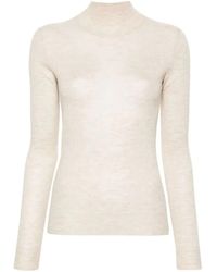 JOSEPH - High-Neck Cashmere Knitwear Jumper - Lyst