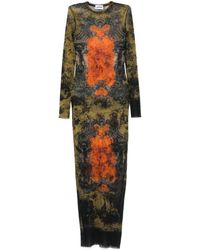 Jean Paul Gaultier - Mèdaillon Long Dress - Lyst