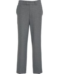 Paolo Pecora - Chino Pants With Check Pattern - Lyst