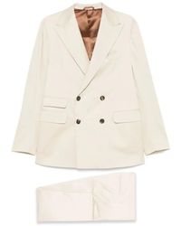 Doppiaa - Double-Breasted Light Blazer With Matching T - Lyst