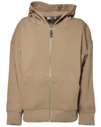 Max Mara - Relaxed-Fit Hoodie With Full Zip Closure And Subtl - Lyst