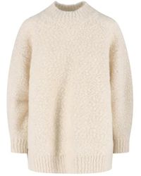 Isabel Marant - Relaxed Fit High Neck Sweater With Longer Hem - Lyst