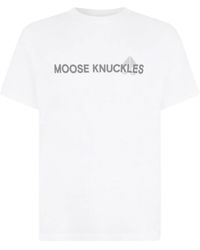 Moose Knuckles - Conway Tee Milky Way - Lyst