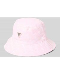 Guess - Bucket Hat mit Label-Applikation - Lyst