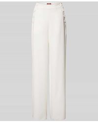 Max Mara - Stoffhose Mit Knopfverschluss Modell 'Rina' - Lyst
