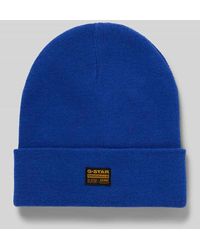 G-Star - Beanie mit Label-Patch Modell 'Effo' - Lyst