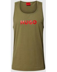 HUGO - Tanktop mit Label-Print Modell 'BAY' - Lyst
